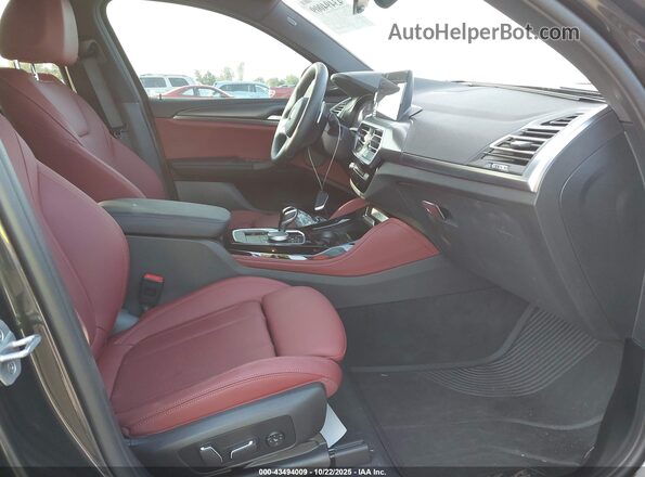 5UX33DT08S9084993 2025 BMW X4 Black Front interior view