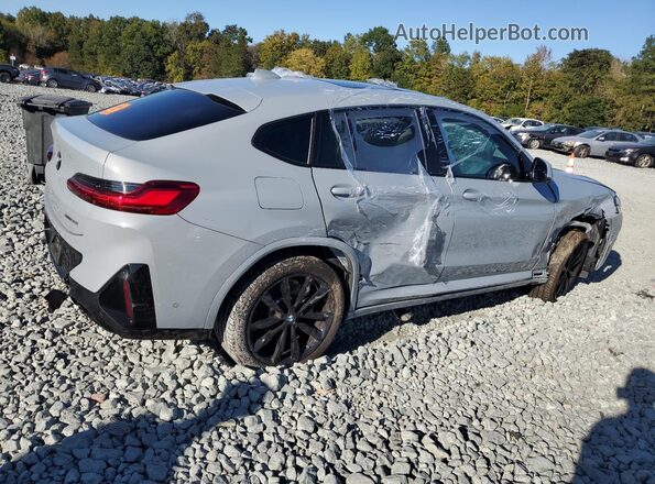 5UX33DT0XR9X06293 2024 BMW X4 Silver Trasero derecho