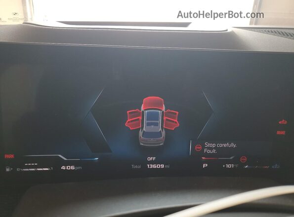 5UX33EM04S9W35098 2025 BMW X7 Gray Вид щитка приладів