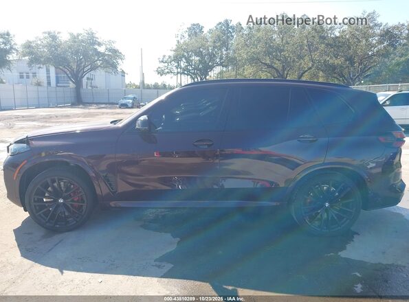 5UX33EU00S9Y49781 2025 BMW X5 Maroon 