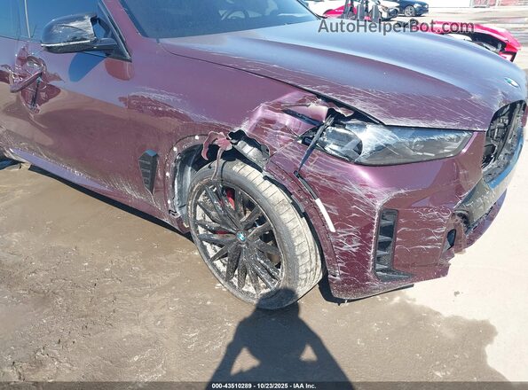 5UX33EU00S9Y49781 2025 BMW X5 Maroon 