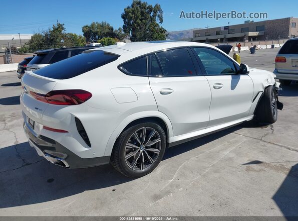 5UX33EX01S9Z70024 2025 BMW X6 White Trasero derecho