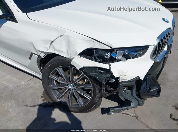 5UX33EX01S9Z70024 2025 BMW X6 White Vista frontal