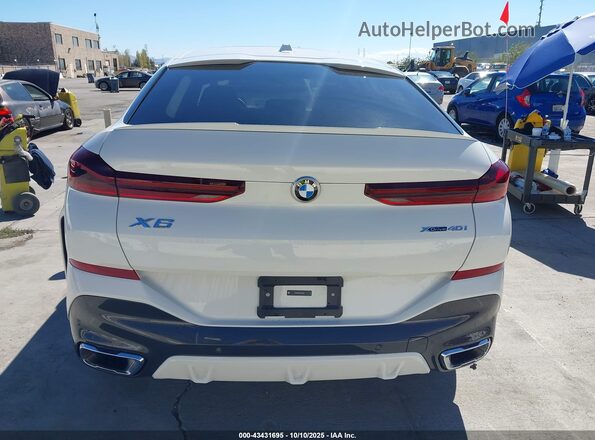 5UX33EX01S9Z70024 2025 BMW X6 White 