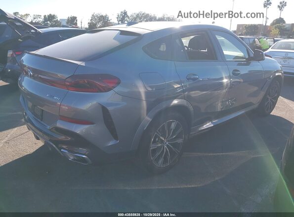 5UX33EX02S9W72761 2025 BMW X6 Gray უკანა მარჯვენა