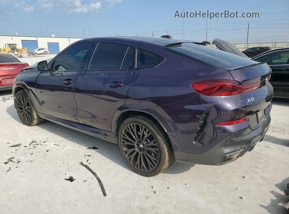 5UX33EX04R9T57700 2024 BMW X6 Purple 