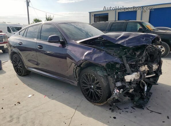 5UX33EX04R9T57700 2024 BMW X6 Purple 