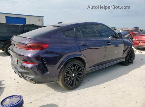 5UX33EX04R9T57700 2024 BMW X6 Purple 