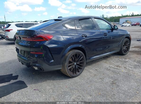 5UX33EX04R9V18045 2024 BMW X6 Black Rear right