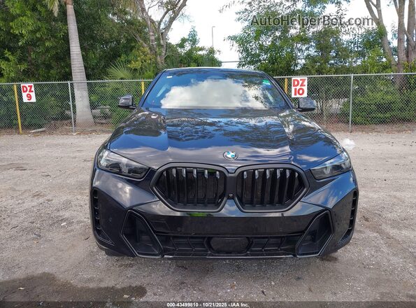 5UX33EX04R9V18045 2024 BMW X6 Black Dashboard view