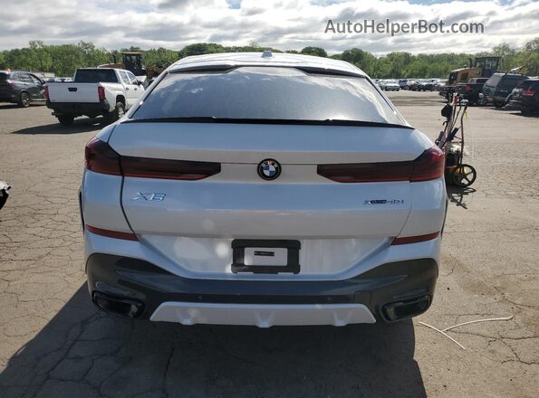 5UX33EX07S9X91633 2025 BMW X6 White უკანა ხედი