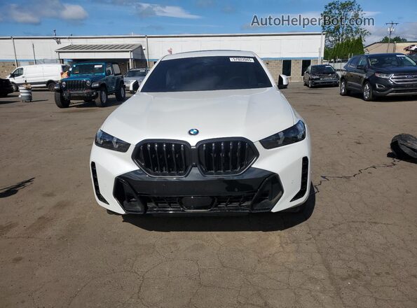 5UX33EX07S9X91633 2025 BMW X6 White წინა ხედი