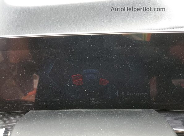 5UX33EX09S9Z09259 2025 BMW X6 Black Instrument cluster view