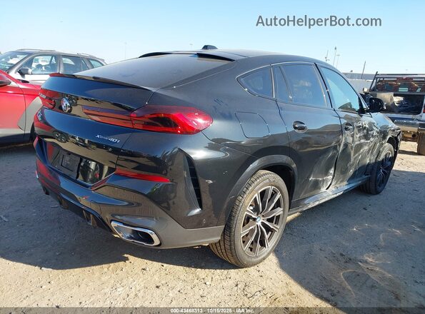 5UX33EX0XS9Z23333 2025 BMW X6 Black Trasero derecho