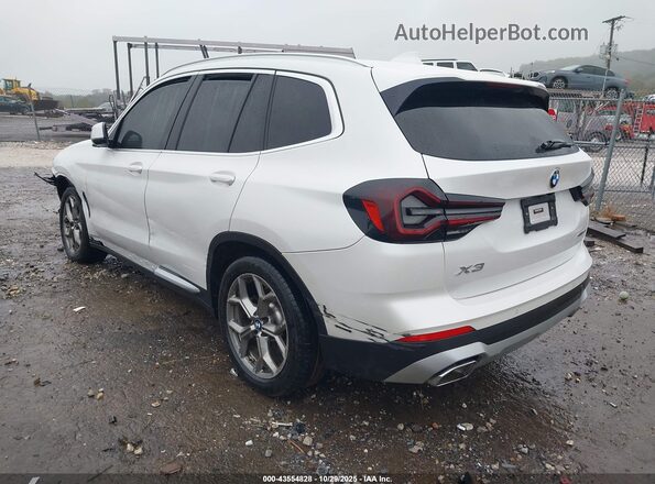 5UX43DP00N9M09624 2022 BMW X3 White Tył lewy