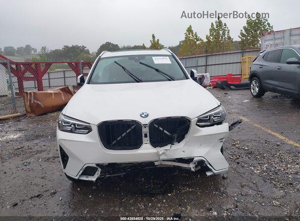 5UX43DP00N9M09624 2022 BMW X3 White Widok zestawu wskaźników