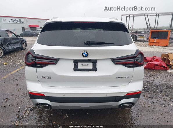 5UX43DP00N9M09624 2022 BMW X3 White 