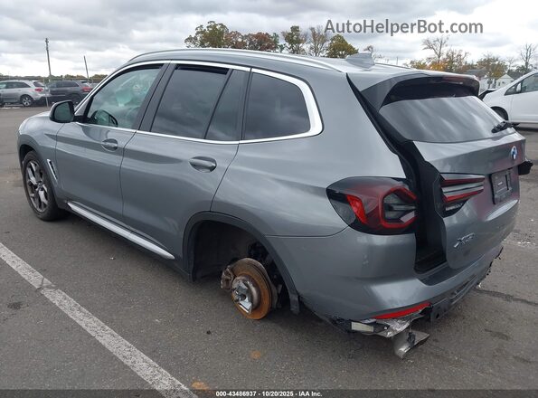 5UX43DP00P9S22726 2023 BMW X3 Gray Задня ліва чверть