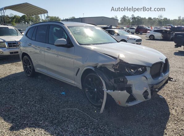 5UX43DP00P9S84532 2023 BMW X3 Gray Front right