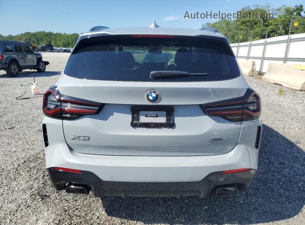 5UX43DP00P9S84532 2023 BMW X3 Gray Rear view