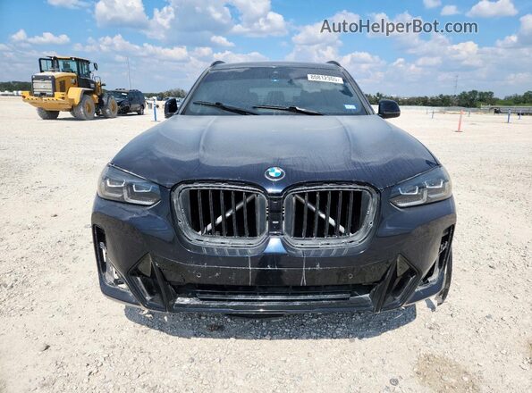 5UX43DP01P9P29585 2023 BMW X3 Blue Front view