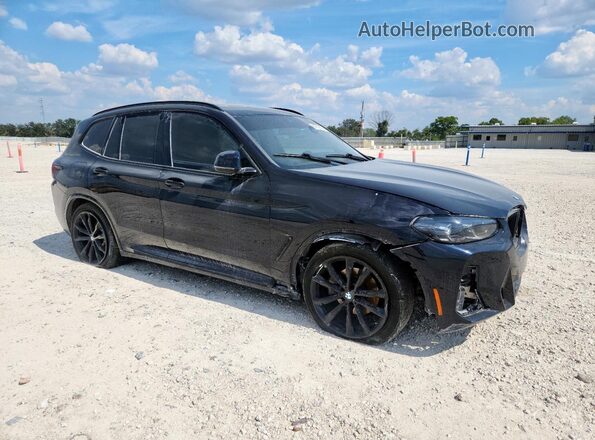 5UX43DP01P9P29585 2023 BMW X3 Blue Front right