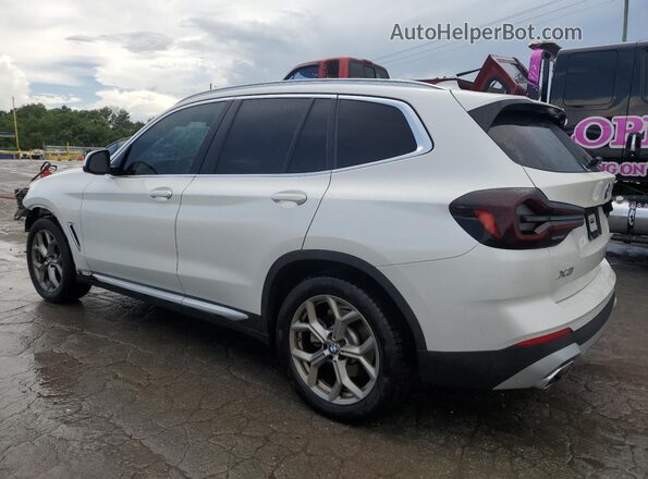 5UX43DP03N9L21344 2022 BMW X3 White Հետևի ձախ