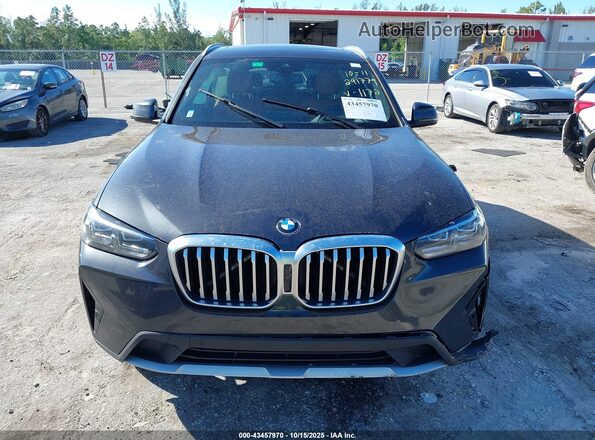 5UX43DP05P9S11172 2023 BMW X3 Black ხელსაწყოთა პანელის ხედი