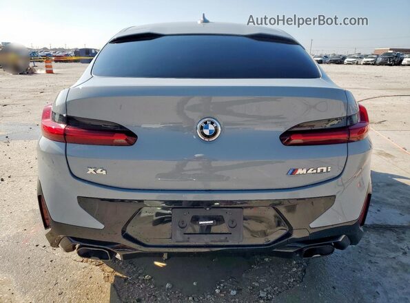 5UX43DT03N9L49652 2022 BMW X4 Серый Вид сзади