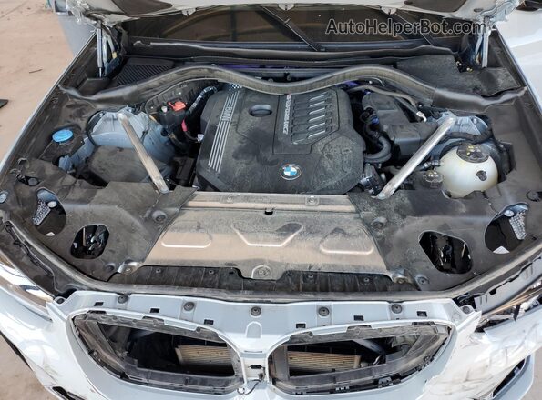 5UX43DT04R9U44906 2024 BMW X4 Gray ძრავის განყოფილების ხედი