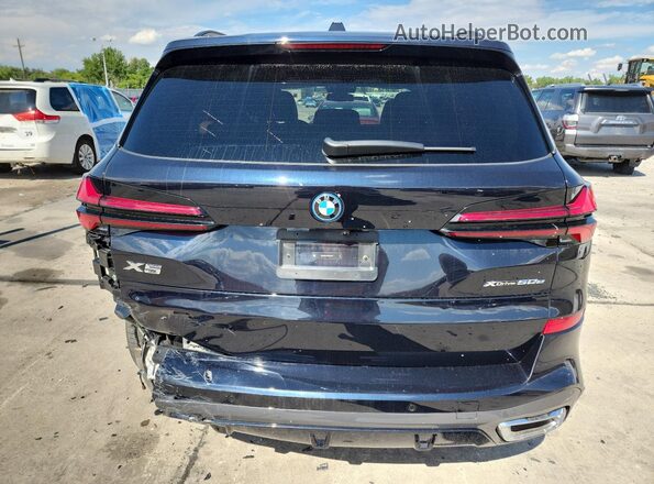 5UX43EU08S9Z09729 2025 BMW X5 Blue Rear view