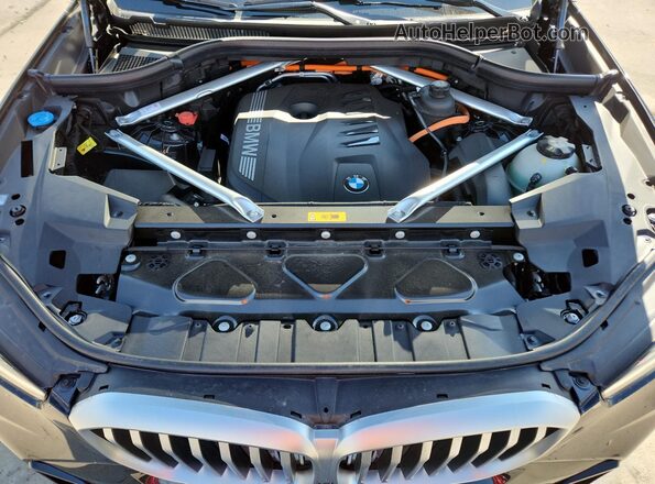 5UX43EU08S9Z09729 2025 BMW X5 Blue Engine compartment view