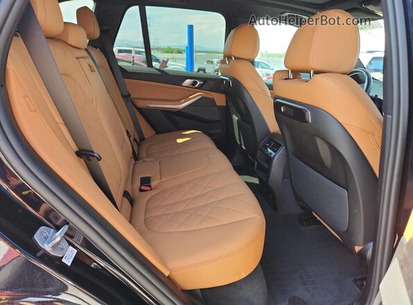 5UX43EU08S9Z09729 2025 BMW X5 Blue Rear interior view