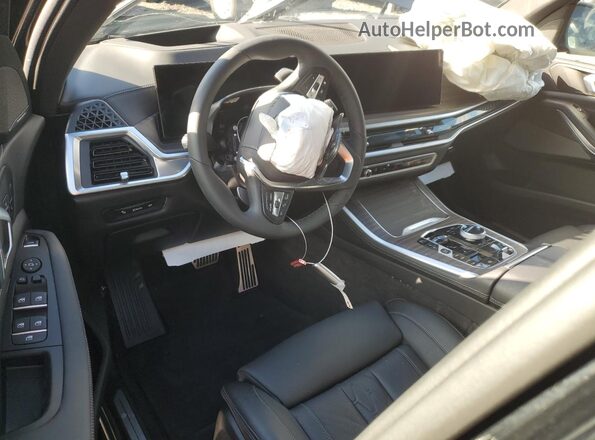 5UX43EU08S9Z18530 2025 BMW X5 Black Вид панелі приладів