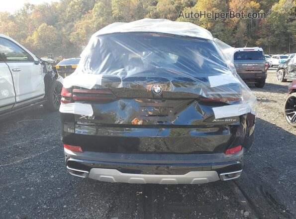 5UX43EU08S9Z18530 2025 BMW X5 Black Вид ззаду