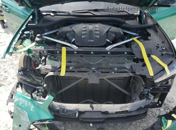 5UX43EX00R9U42747 2024 BMW X6 Green Vista del compartimento del motor