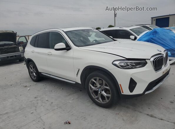 5UX53DP01N9J50324 2022 BMW X3 White Delantero derecho