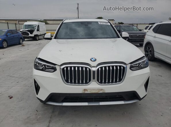 5UX53DP01N9J50324 2022 BMW X3 White Vista frontal