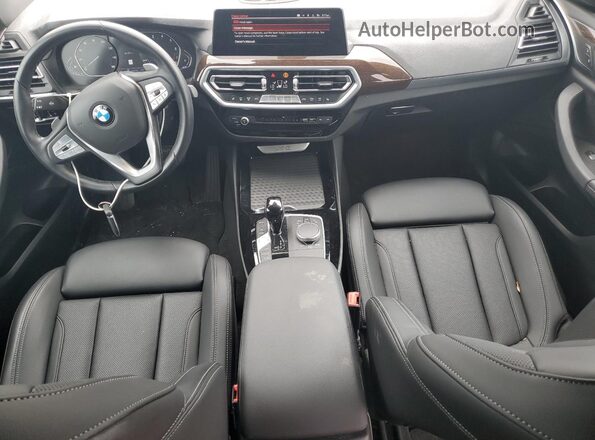5UX53DP01N9J50324 2022 BMW X3 White Vista del salpicadero