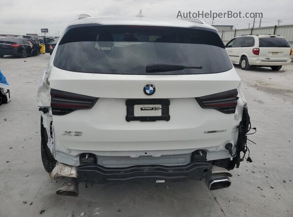 5UX53DP01N9J50324 2022 BMW X3 White Vista trasera