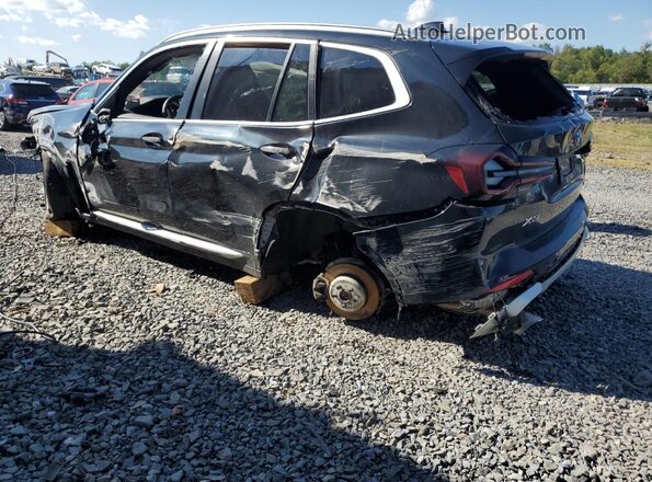 5UX53DP01R9T55809 2024 BMW X3 Black Задня ліва чверть