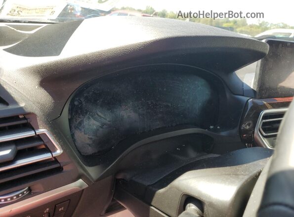 5UX53DP01R9T55809 2024 BMW X3 Black Вид щитка приладів