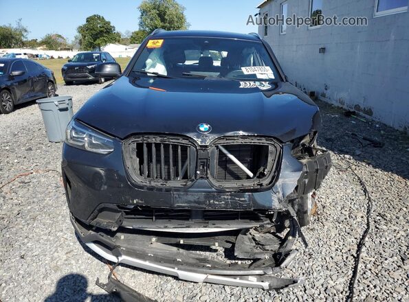 5UX53DP01R9T55809 2024 BMW X3 Black Вид спереду