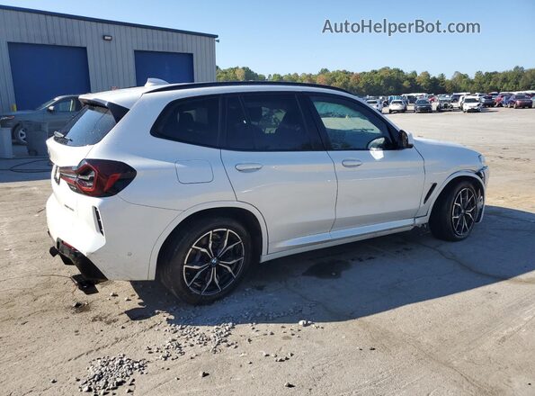 5UX53DP02R9W41345 2024 BMW X3 White Rear right