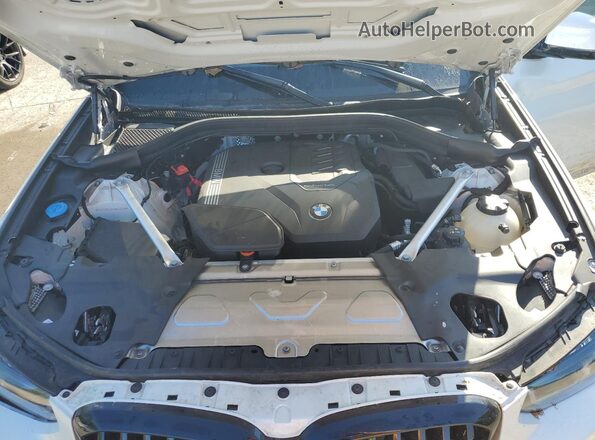 5UX53DP02R9W41345 2024 BMW X3 White Engine compartment view