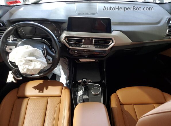5UX53DP03N9J36621 2022 BMW X3 Black წინა პანელის ხედი