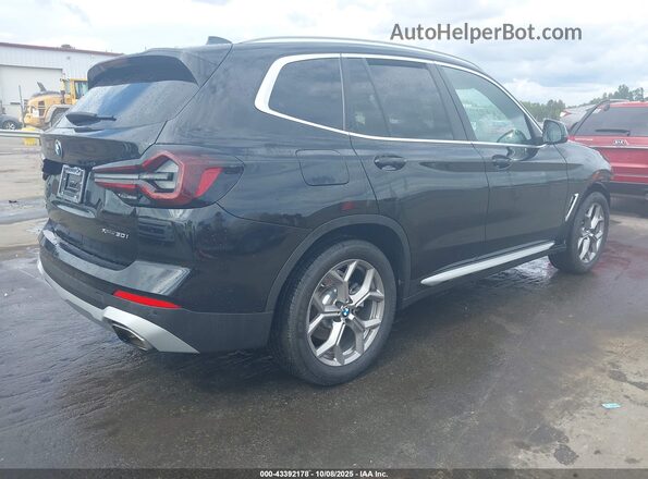 5UX53DP04R9X23948 2024 BMW X3 Black Rear right