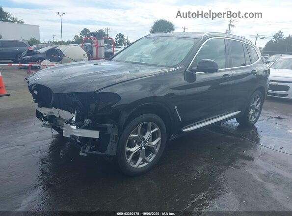 5UX53DP04R9X23948 2024 BMW X3 Black Front left
