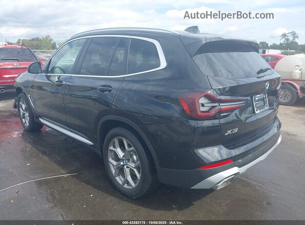 5UX53DP04R9X23948 2024 BMW X3 Black Rear left