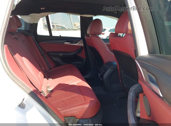 5UX53DP05P9T17660 2023 BMW X3 White Widok naklejki z numerem VIN
